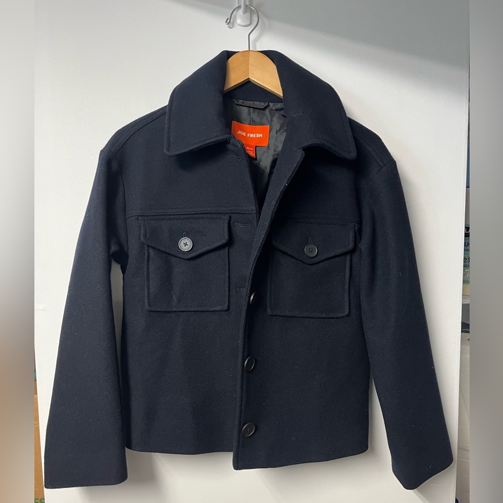 Joe Fresh Black Pea Coat